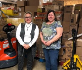 February 4, 2022 - I stopped by the Fulton County Food Basket to visit Sue Cubbage, the Director of the pantry. Sue and her team are a great asset to the community. 02/04