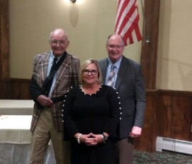 March 2, 2019 - It was a tremendous thrill to be honored by Hollidaysburg Area Alumni Association at their Distinguished Alumni dinner Saturday evening. Pictured with me are (L) Sam Dunkle and (R) Fred Marschak who also were honored. 03/02/19