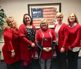 February 1, 2019 - We are so happy to Recognize “Go Red for Women" Day to bring awareness to Women’s Heart Health. 02/01/19
