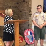 Sept 16, 2019  - Congratulations Davey Witmer of Troop 99 in Greencastle on achieving the rank of Eagle Scout. Rep. Paul Schemel is a troop volunteer and also assisted with the ceremony. 09/16/19