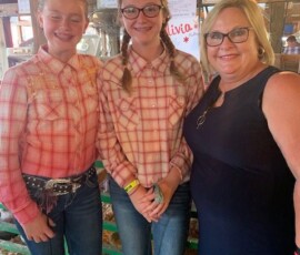 August 5, 2019 - A nice time at the Fulton County Fair and Youth Livestock Auction. I purchased Molly Mellott’s Reserve Champion Middleweight swine. Her sister Maggie also showed at the show as well. 08/05/19