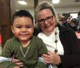February, 11, 2022 - I recently enjoyed breakfast with my new friend, Nasir, and his grandparents at Begin With Us Preschool in Altoona. 02/11