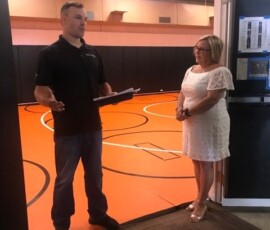 July 10, 2019 Had the opportunity to visit two sites in Tyrone to see the revitalization occurring there: The Tyrone Youth Athletic Association and a building that houses offices for InspectionGo, a company that carries out home inspections and multiple other services free of charge. 07/10/19