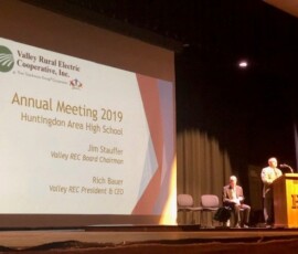 April 5, 2019 - Valley Rural Electric Cooperative Annual Meeting with Rich Bauer, President & CEO giving an update to members. 04/05/19