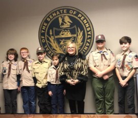January 12, 2019 - Today I had the privilege to talk to the Weblos from Pack 332 about State Senator responsibilities and some local issues. The Munchkins were certainly a highlight for these young men! Thank you for talking with me, I really enjoyed the visit. 01/12/19